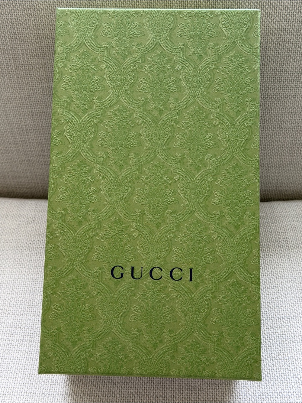 Gucci Black Slides with Red and Green Web Strap and Raised Logo - Picture 5 of 6